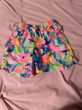 Cat & Jack Pink Tropical Print Bermuda Shorts
